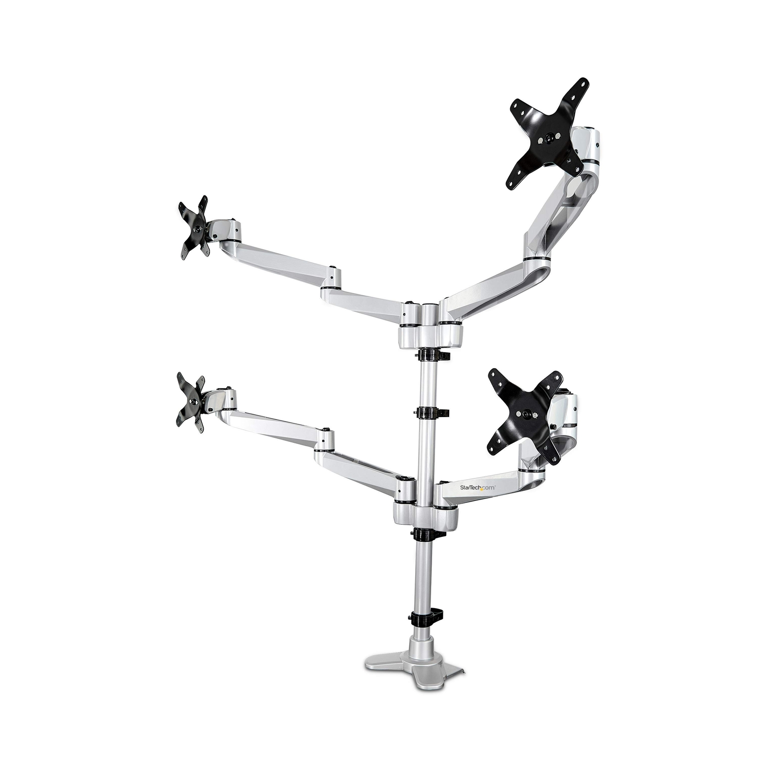StarTech.com Desk Mount Quad Monitor Arm – Premium Articulating VESA 4 Mon