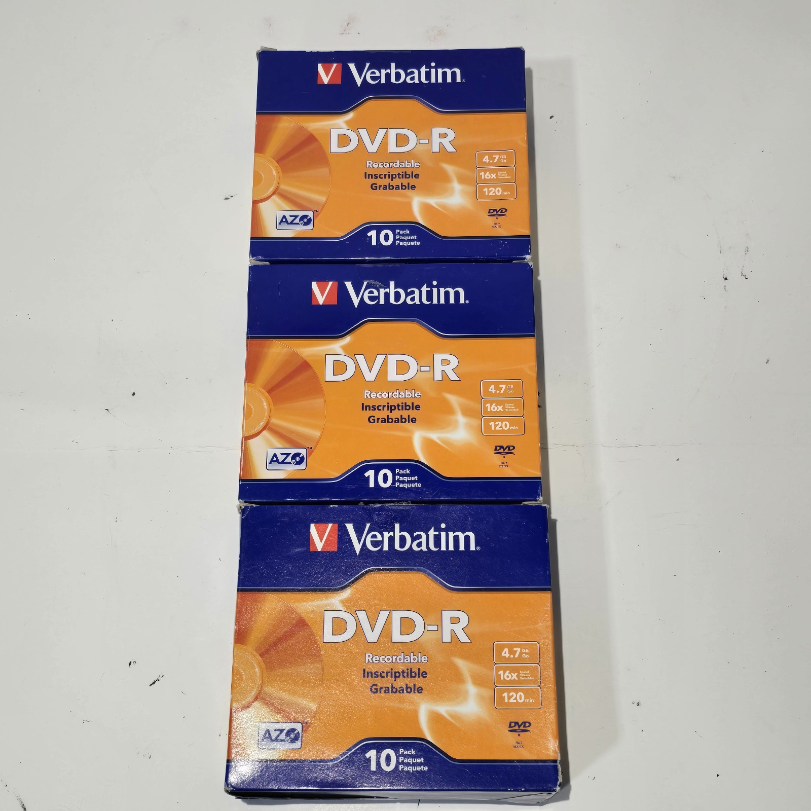 Lot of 29 Verbatim DVD-R Recordable Factory Sealed W Slim Jewel Case Unopened