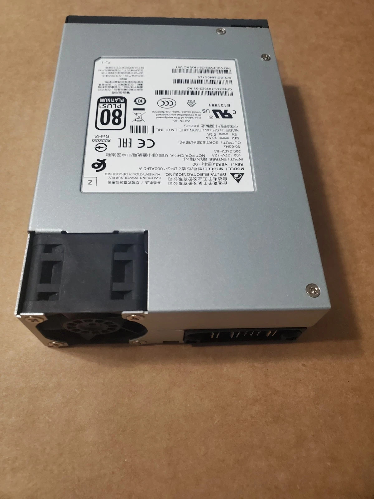 CISCO PWR-C6-1KWAC CONFIG 6 POWER SUPPLY  HOT-PLUG 1000 WATT * OPEN BOX *
