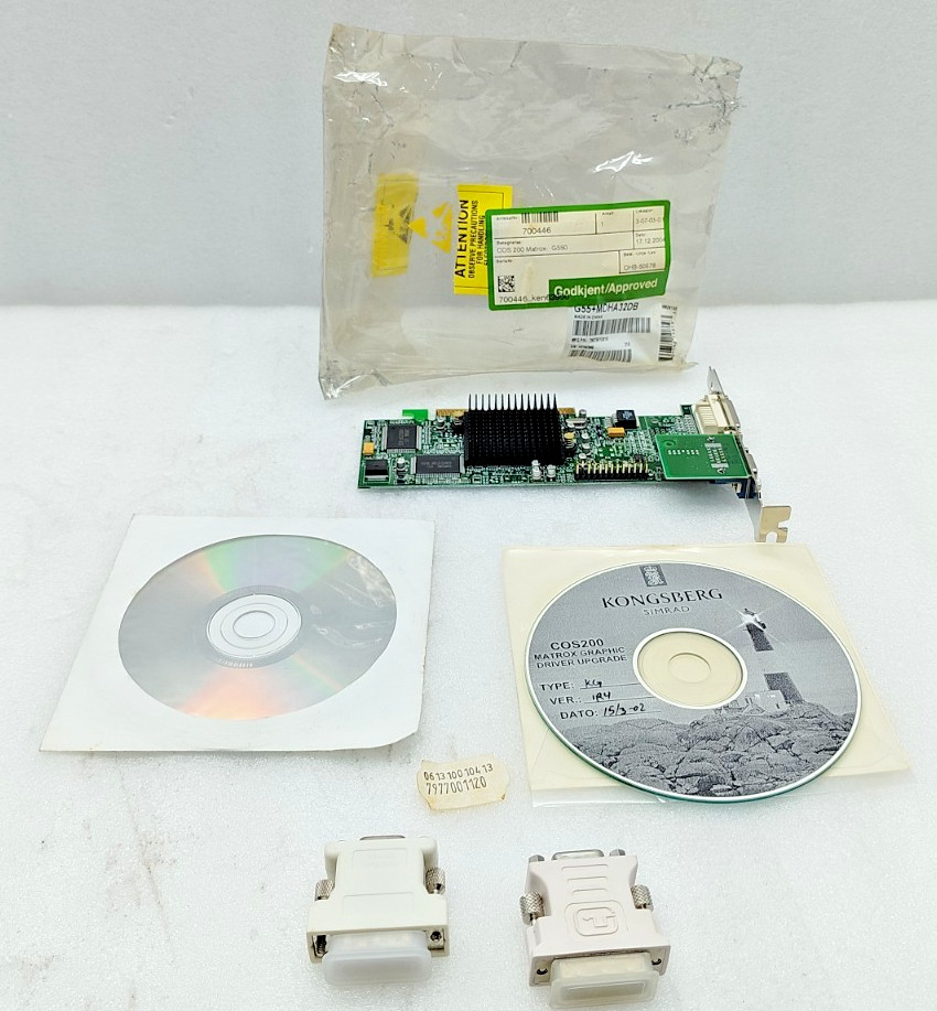 Graphic Card Matrox Matrox G550 32Mb Ddr Sgram G55+Mdha32Db 7012-03 Rev: A New