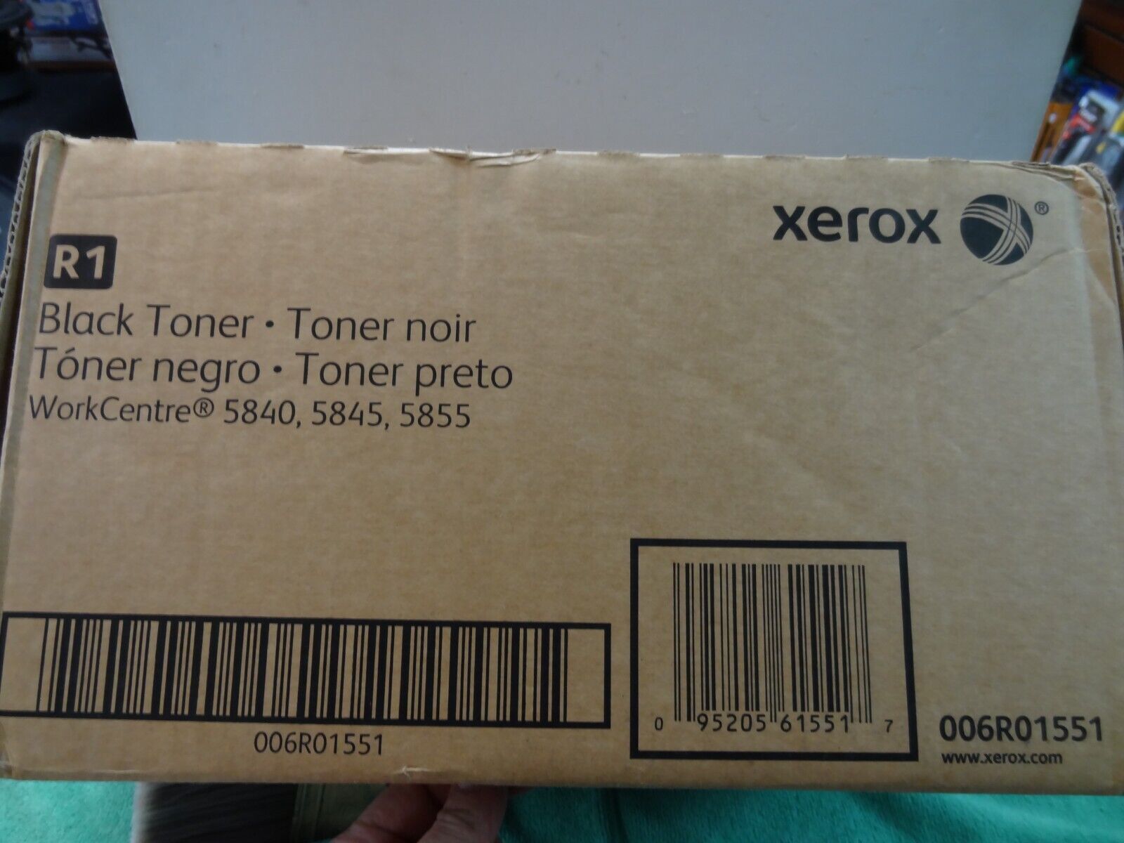 Xerox 006R01551 WorkCentre R1 Black Toner (1 Toners + Waste Cartridge) Authentic