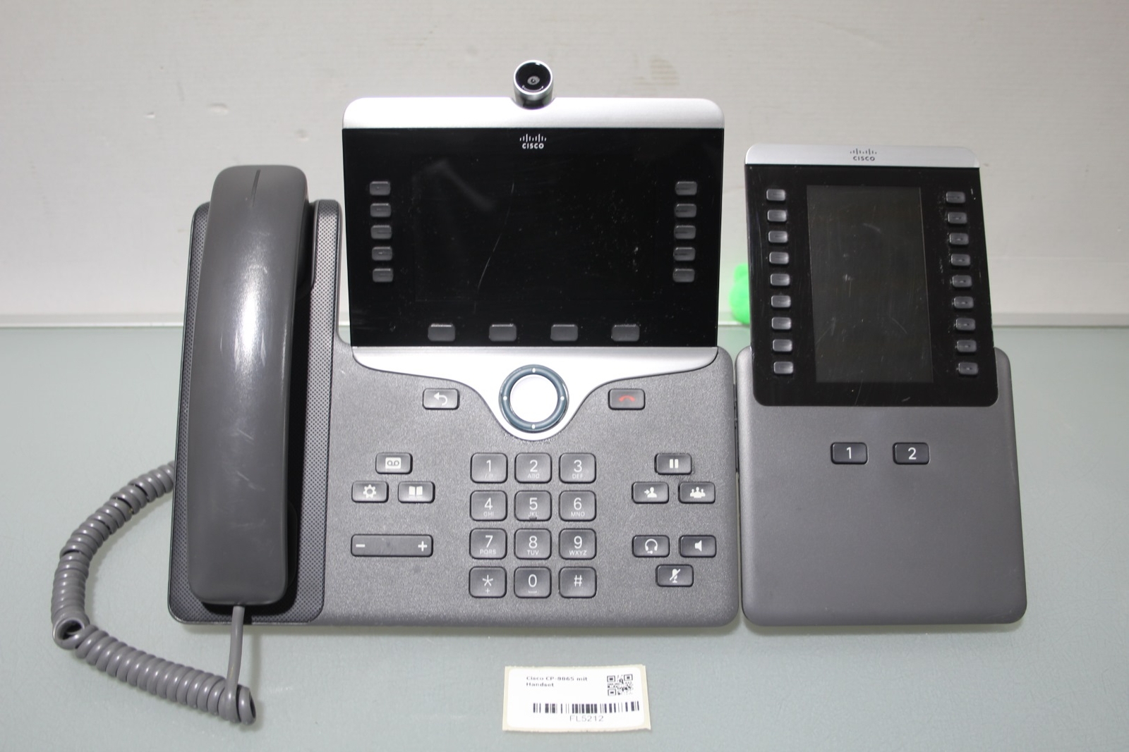 Cisco CP-8865 + CP-BEKEM IP PHONE No Power Supply