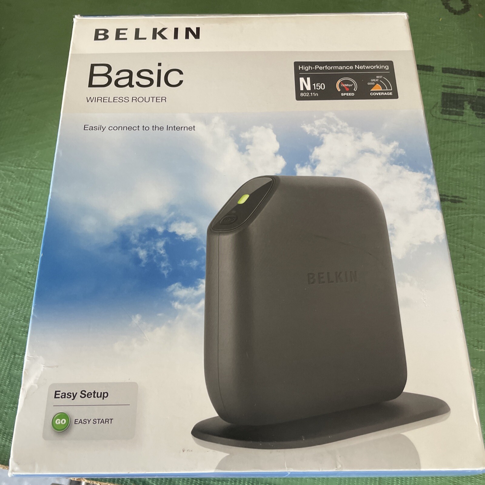 Belkin Basic F7D1301 Wireless Router 802.11n 150 Mbps - New