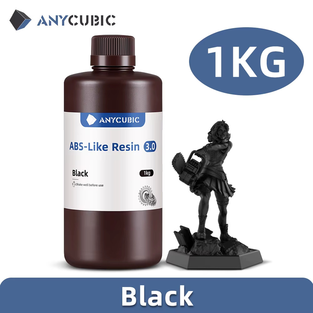Abs-Like Resin 3.0 for LCD 3D Printer Highly Resilient Higher Accuracy with Lowe