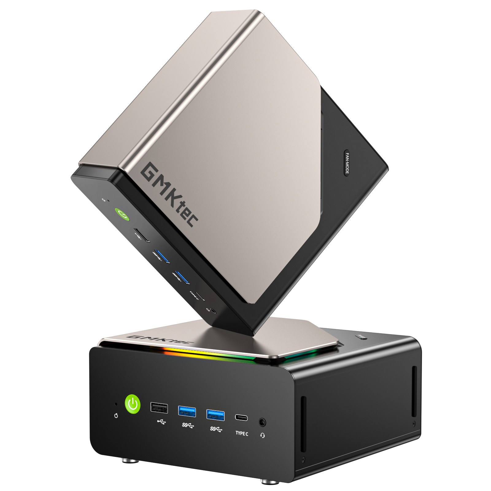 GMKtec EVO-T2S AI Mini PC Intel Ultra X7 358H 64GB RAM 853GB AI SSD Arc B390 GPU