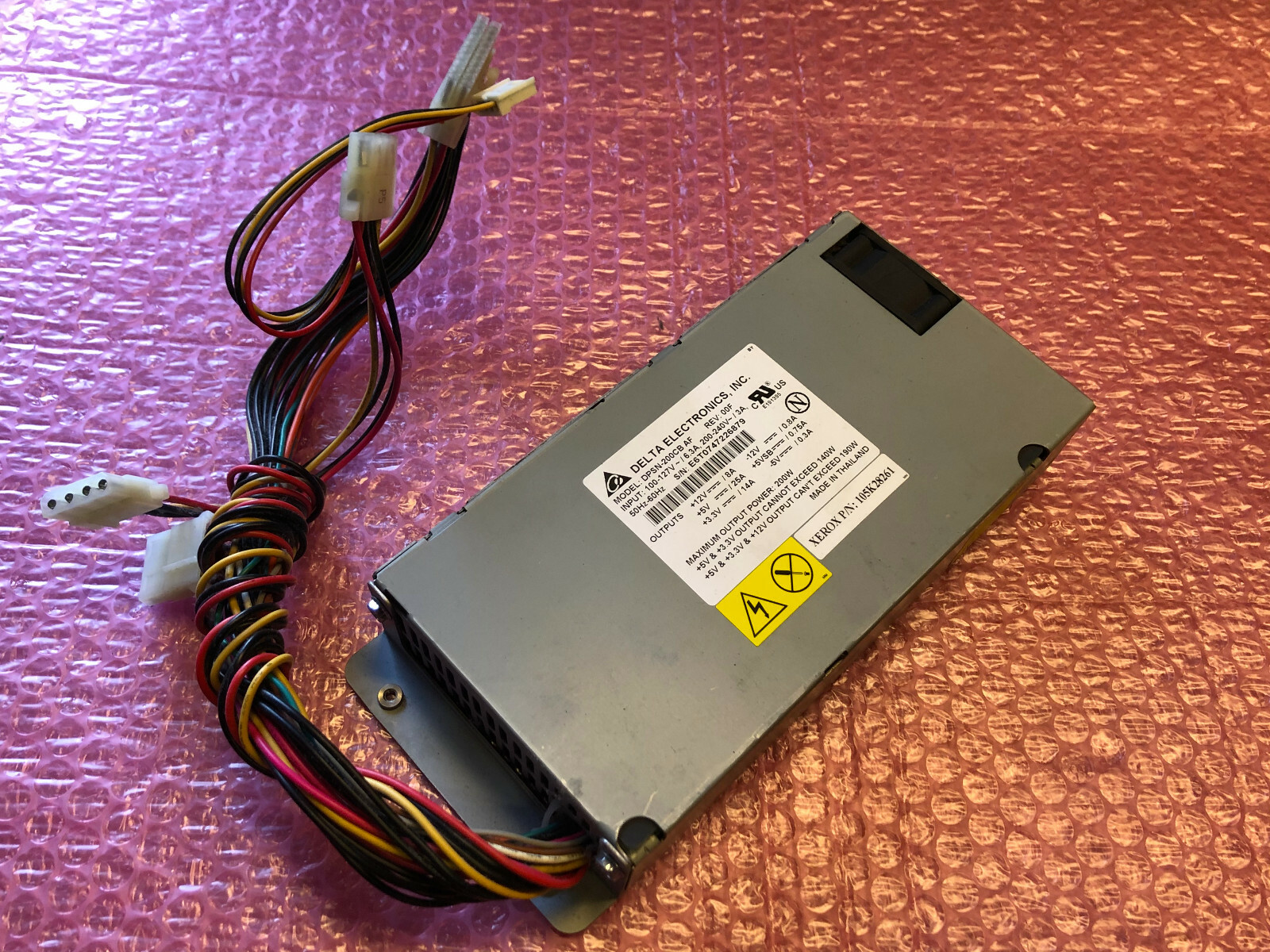 XEROX FIERY POWER SUPPLY 105K28261 DPSN-200CB AF REV:00F