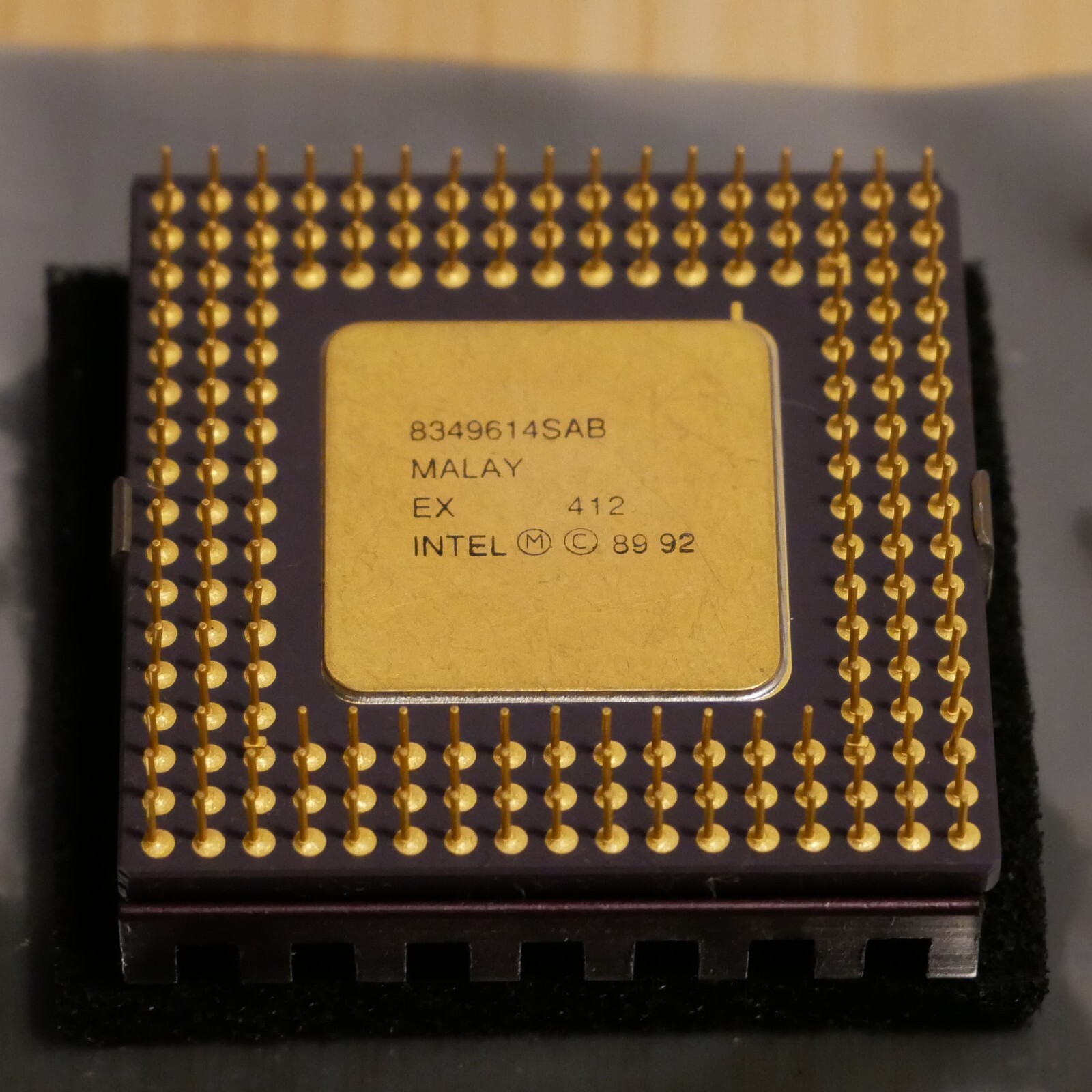Intel i486DX2 66MHZ 80486DX2 CPU Processor Tested & Working with Heatsink 32