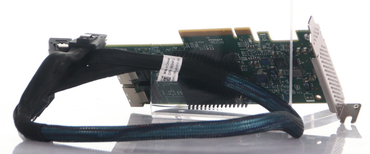 Dell 0CTXP1 8-Port 6Gb/s PCIe 3.0 SAS SATA HBA Storage Controller Card w/ Cable