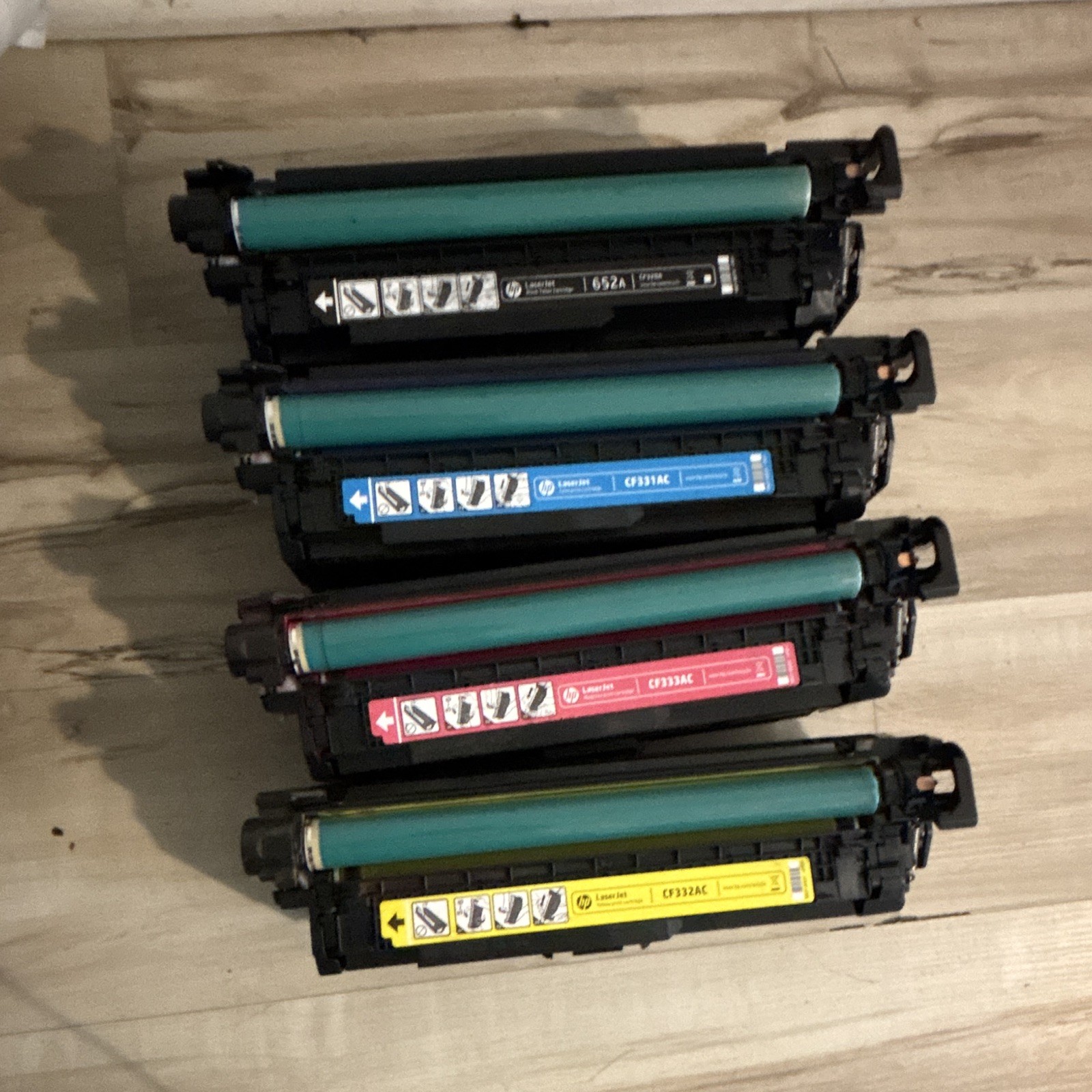 HP 652A Genuine Original Laser Toner Set CMYK CF320A CF331AC CF332AC CF333AC