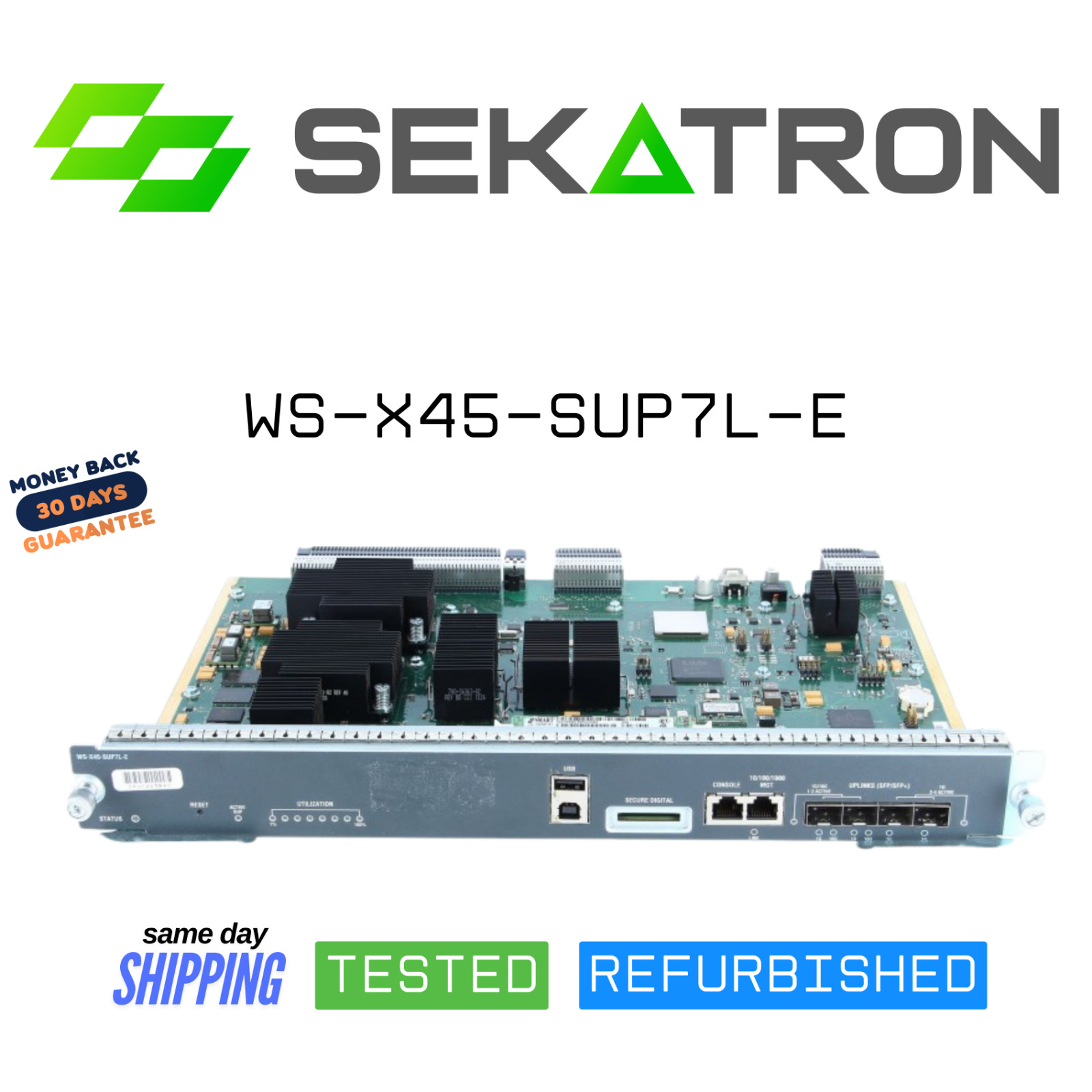 ♻️ Cisco WS-X45-SUP7L-E Supervisor Engine 7L-E for Catalyst 4500E Series ⚡
