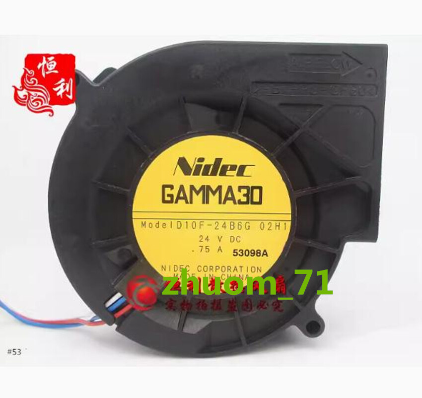1PC NIDEC GAMMA30 D10F-24B6G 02H1 24V 0.75A 9733 9CM Turbofan