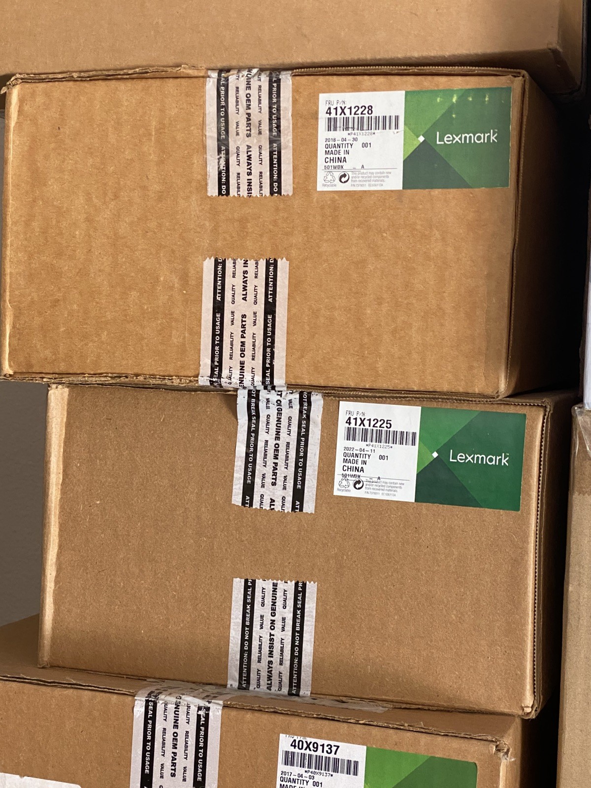 Genuine Lexmark 41X1228 Printer Maintenance Kit 110V Sealed Box 200K pgs New