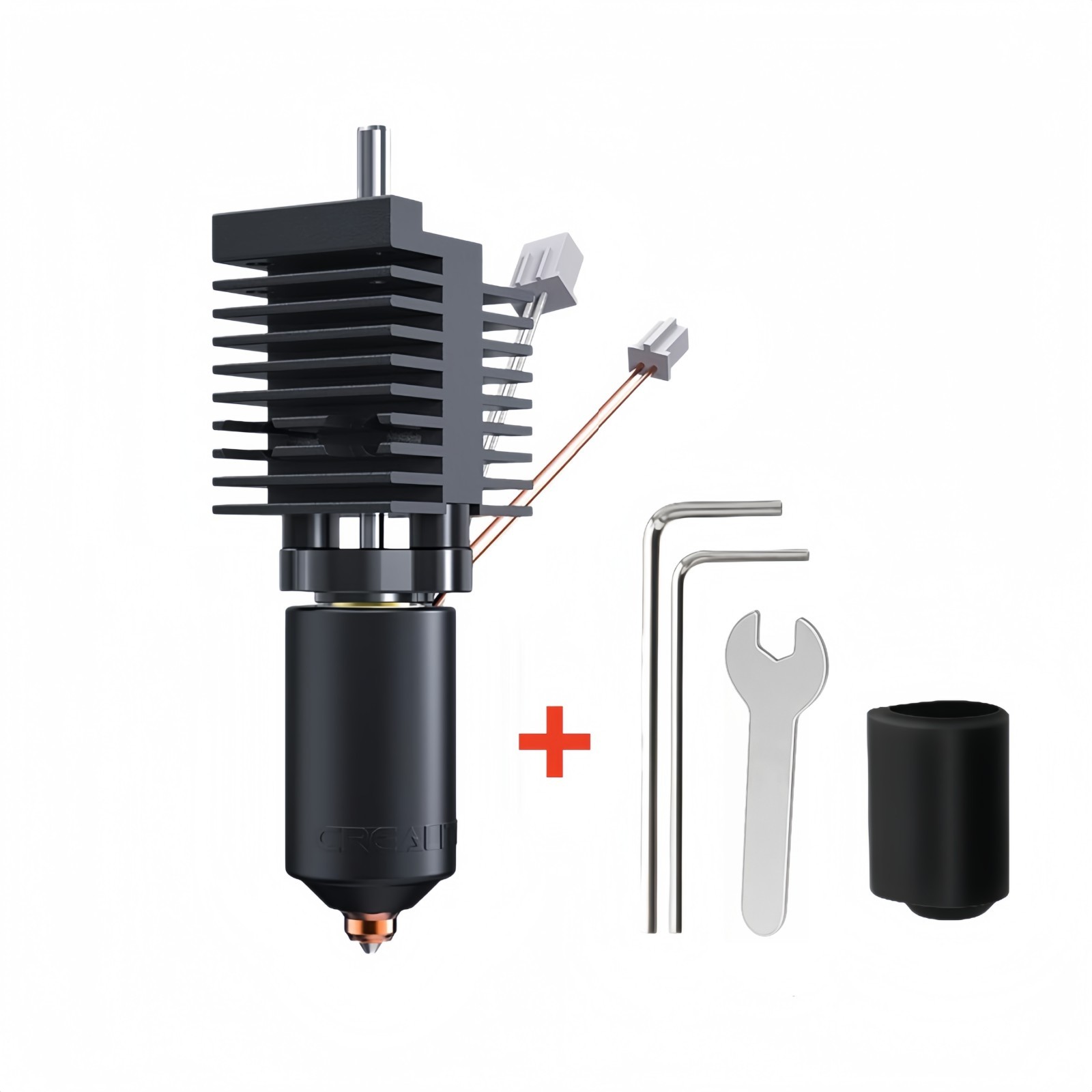 For K2 Plus Hotend Kit All-Metal Quick Swap Nozzle 350°C Ceramic Block with tool