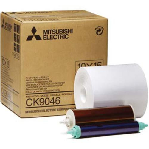 Mitsubishi 6" Wide Paper Roll & Inksheet CK9046 For CP9500 CP9550 CP9800 Printer