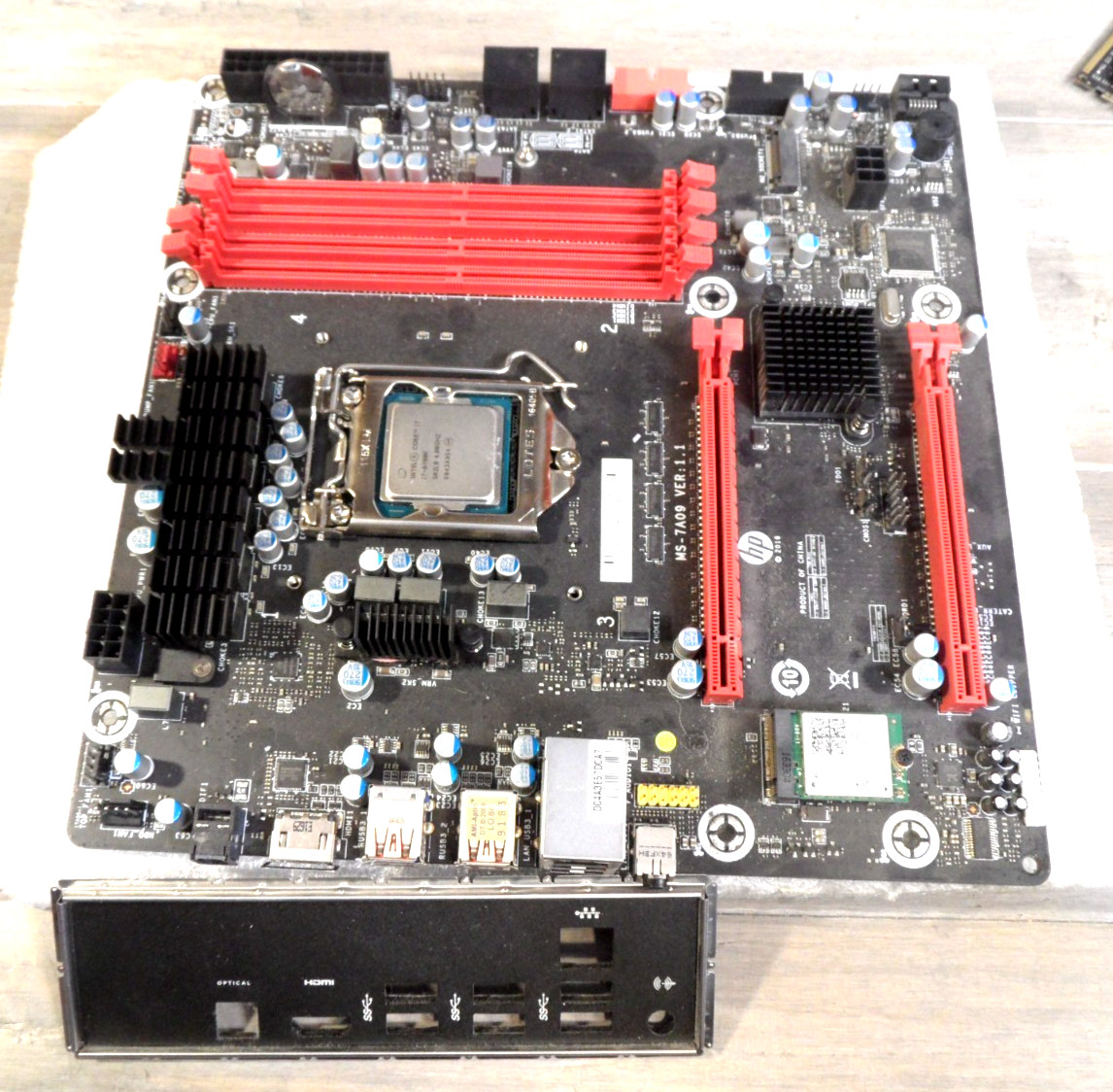 HP 840106-001 MS-7A09 Motherboard LGA1151 With I/O Shield Omen X900