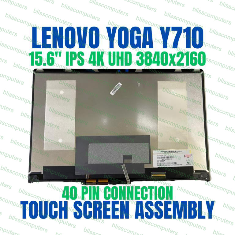5D10M14135 UHD LCD Touch Screen LQ156D1JX06-E Lenovo YOGA 710-15 80V50018US