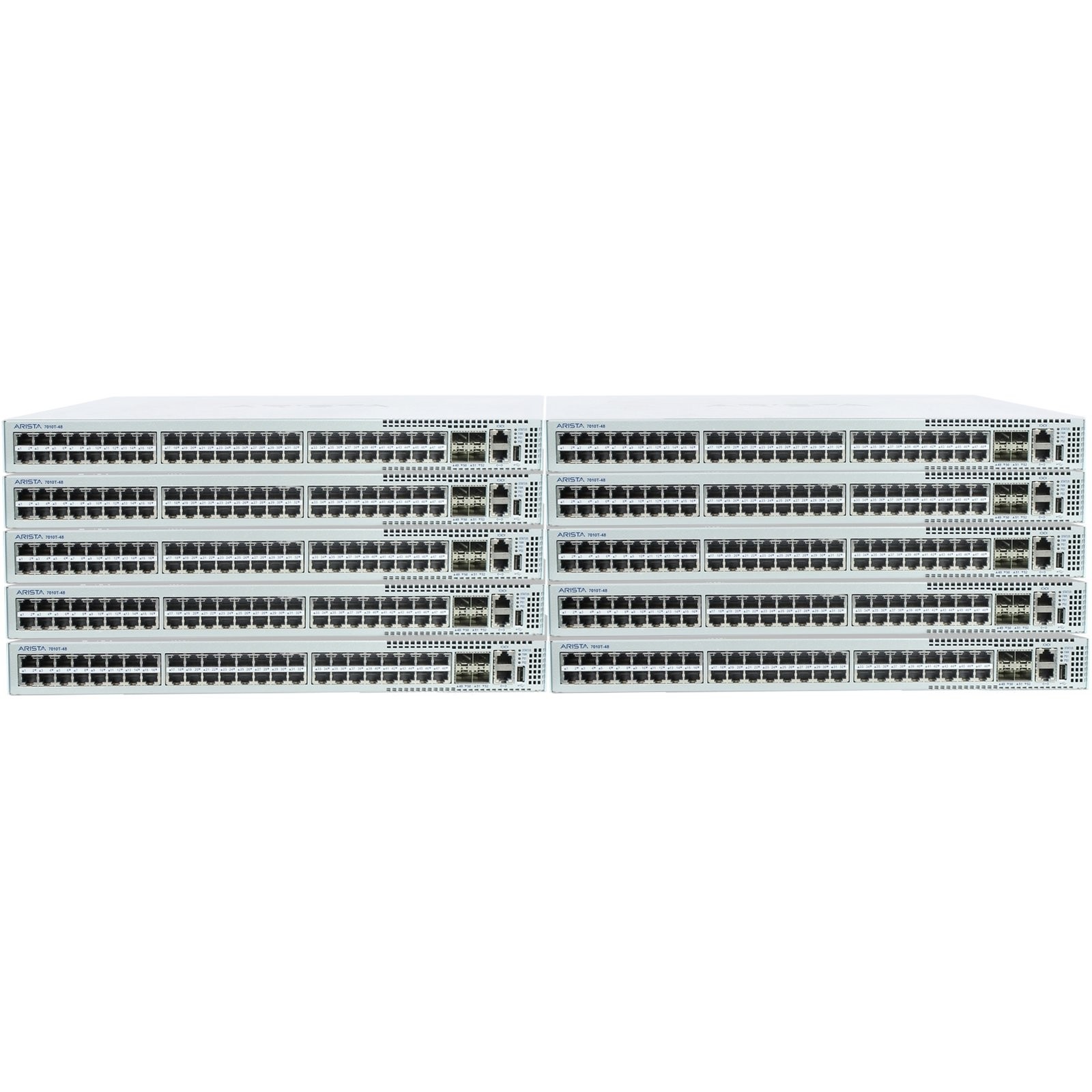 Arista DCS-7010T-48-R 48P 1GbE 4P 10GbE SFP+ Switch (Lot of 10)