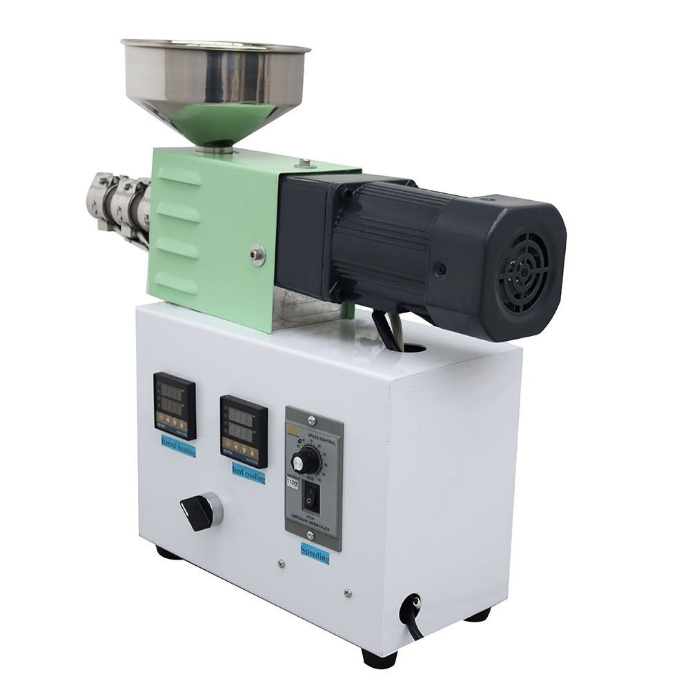 110V Filament Single-Screw Extruder Plastic Extrusion Processing Machine