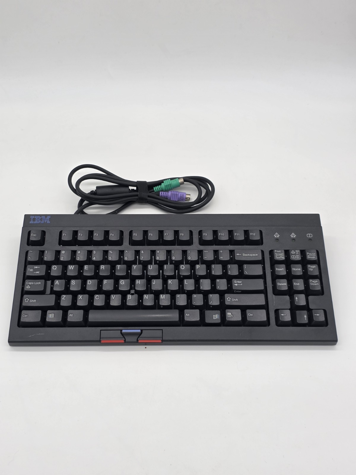 IBM SpaceSaver Keyboard II RT3200 PS2 Connector English Layout w/ TrackPoint
