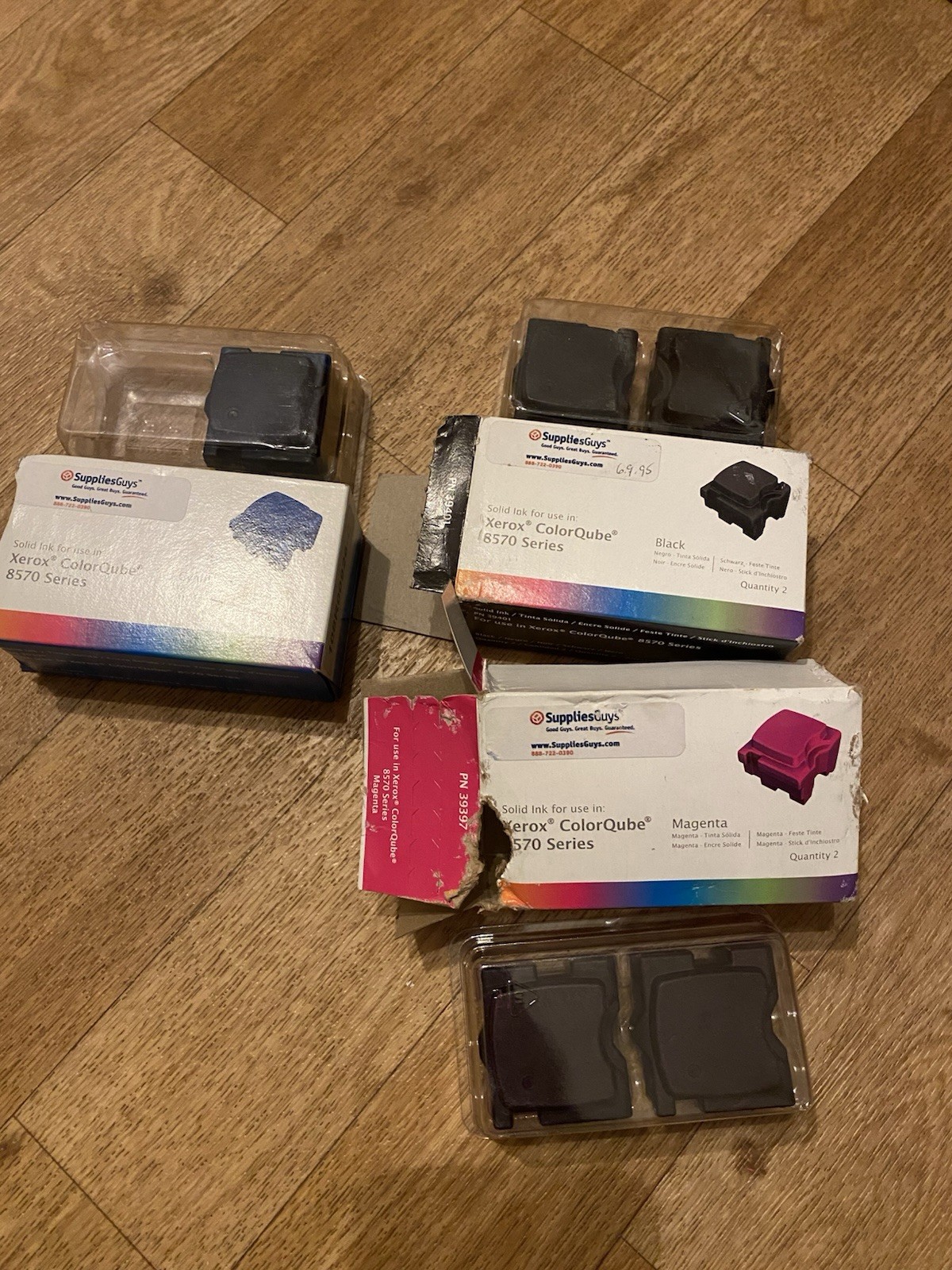 Katun Compatible Colorqube 8570 Series Solid Ink for Xerox  Black Cyan Magenta