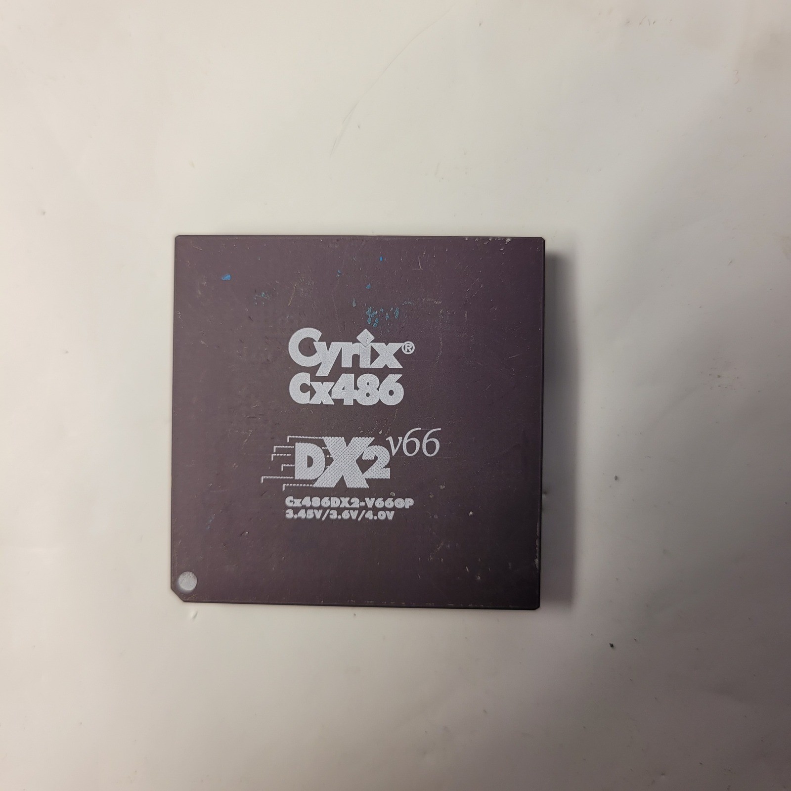 Cyrix Cx486 DX2-V66 CPU Processor 66MHz Socket 3 Vintage 1993 Cx486DX2-V66GP