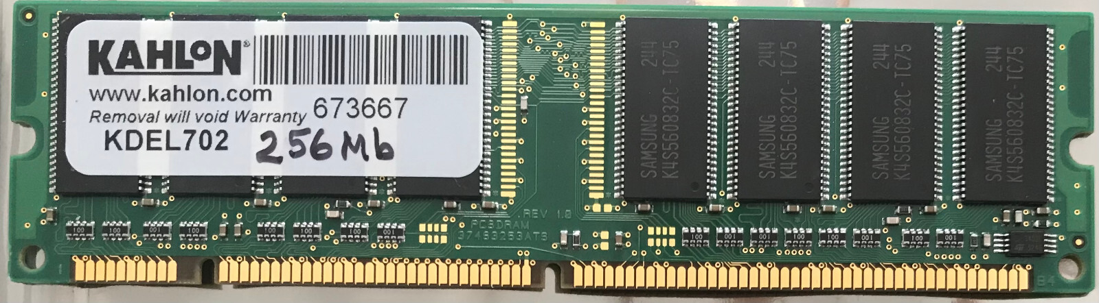 Memory Dimms - DDR, DDR2, PC-133, PC2100, PC2700, PC3200, PC2-3200R, PC2-5300