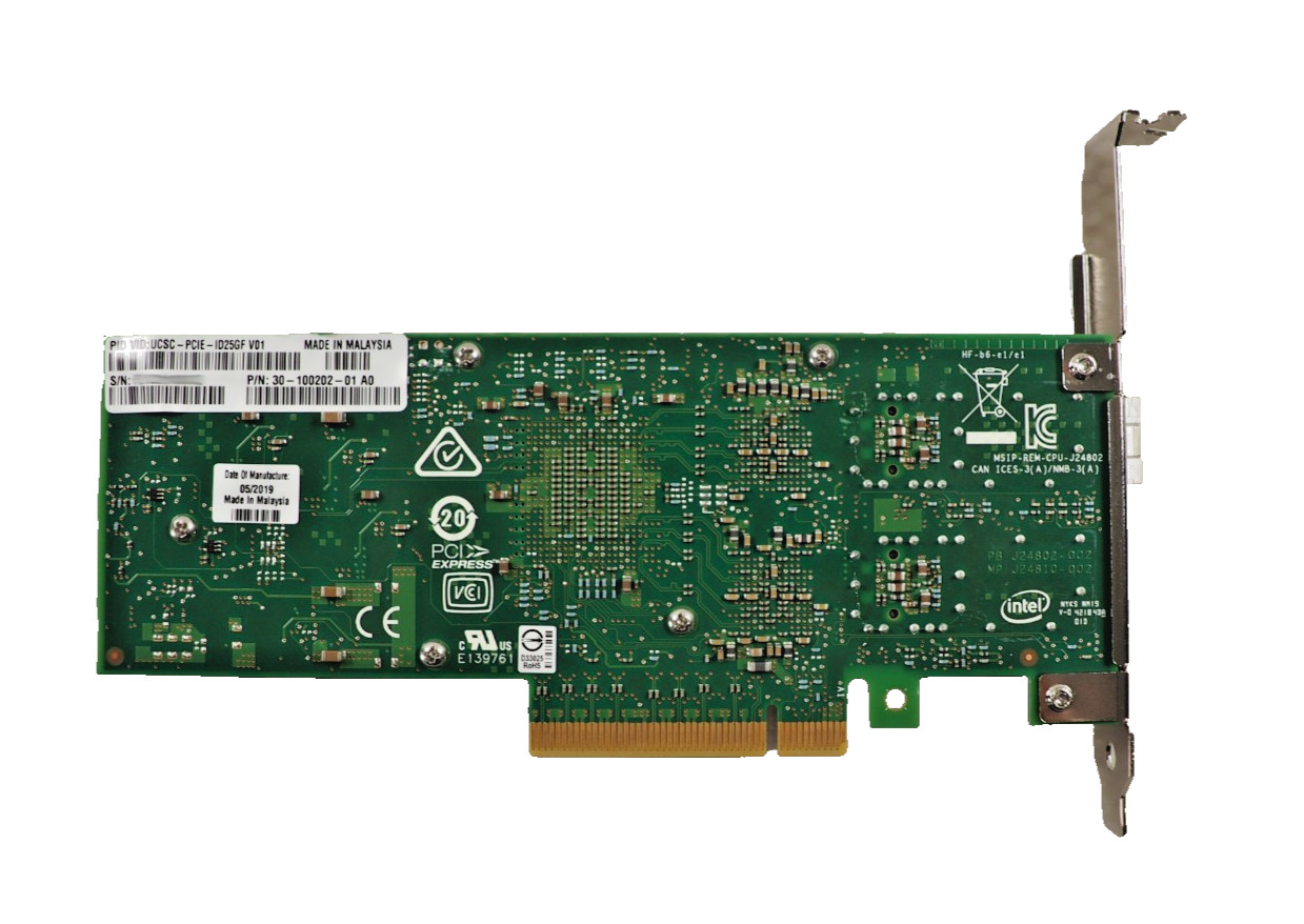 Cisco UCSC-PCIE-ID25GF 2-Port 25Gb SFP28 Network Card High Profile