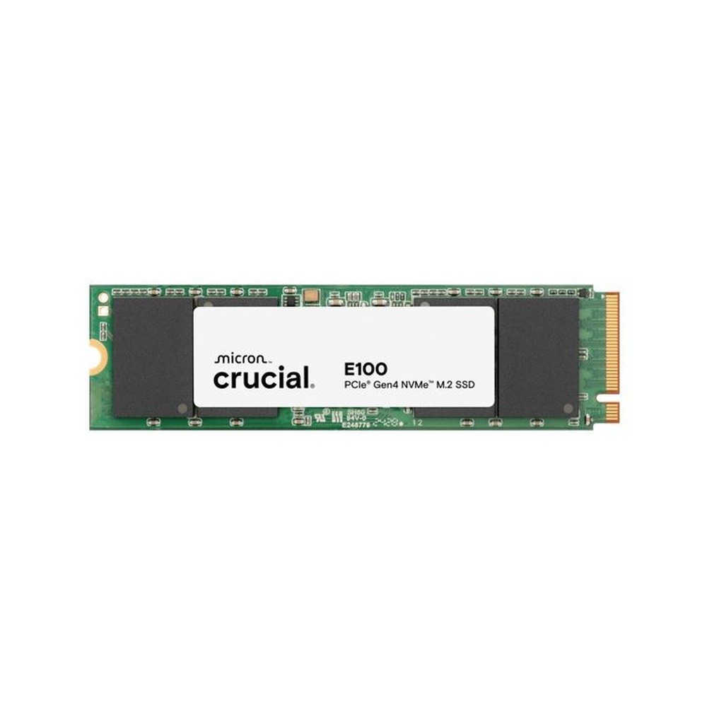 Crucial E100 2TB Gen4 NVMe SSD 5000/4500 MB/s R/W 100TBW 350K/460K IOPS 1M hr...