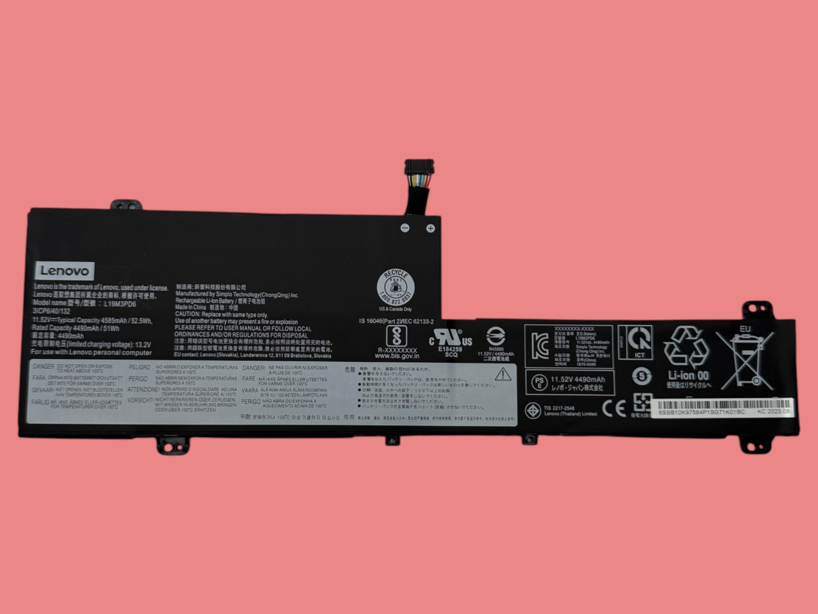 L19L3PD6 L19M3PD6 L19D3PD6 Lenovo Battery Flex 5-14ARE05 5-15IIL05 5-14IIL05