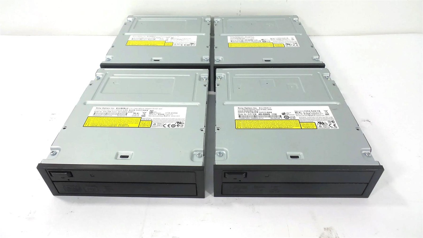 Lot 4 - Sony Optiarc CD/DVD Burner AD-5280S - Good Working