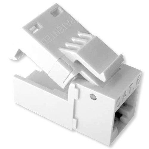 Platinum Tools 706WH-4C White EZ-SnapJack Cat6 Connector, 4 Piece