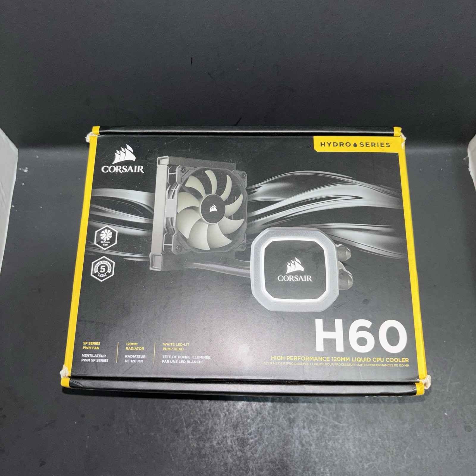 Corsair H60 120mm Radiator Liquid CPU Cooler Black