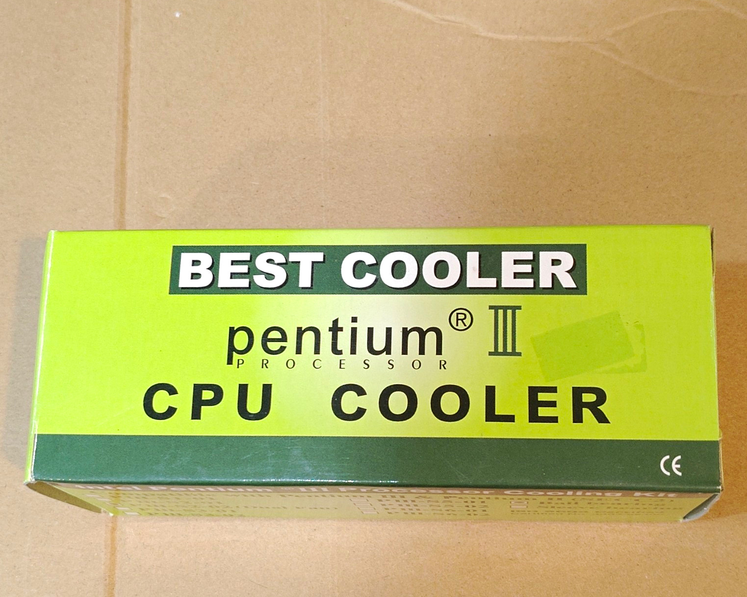 Best Cooler PIII-S2-02 CPU Cooler Dual Fan Ball Bearing Slot 1 for Intel Green