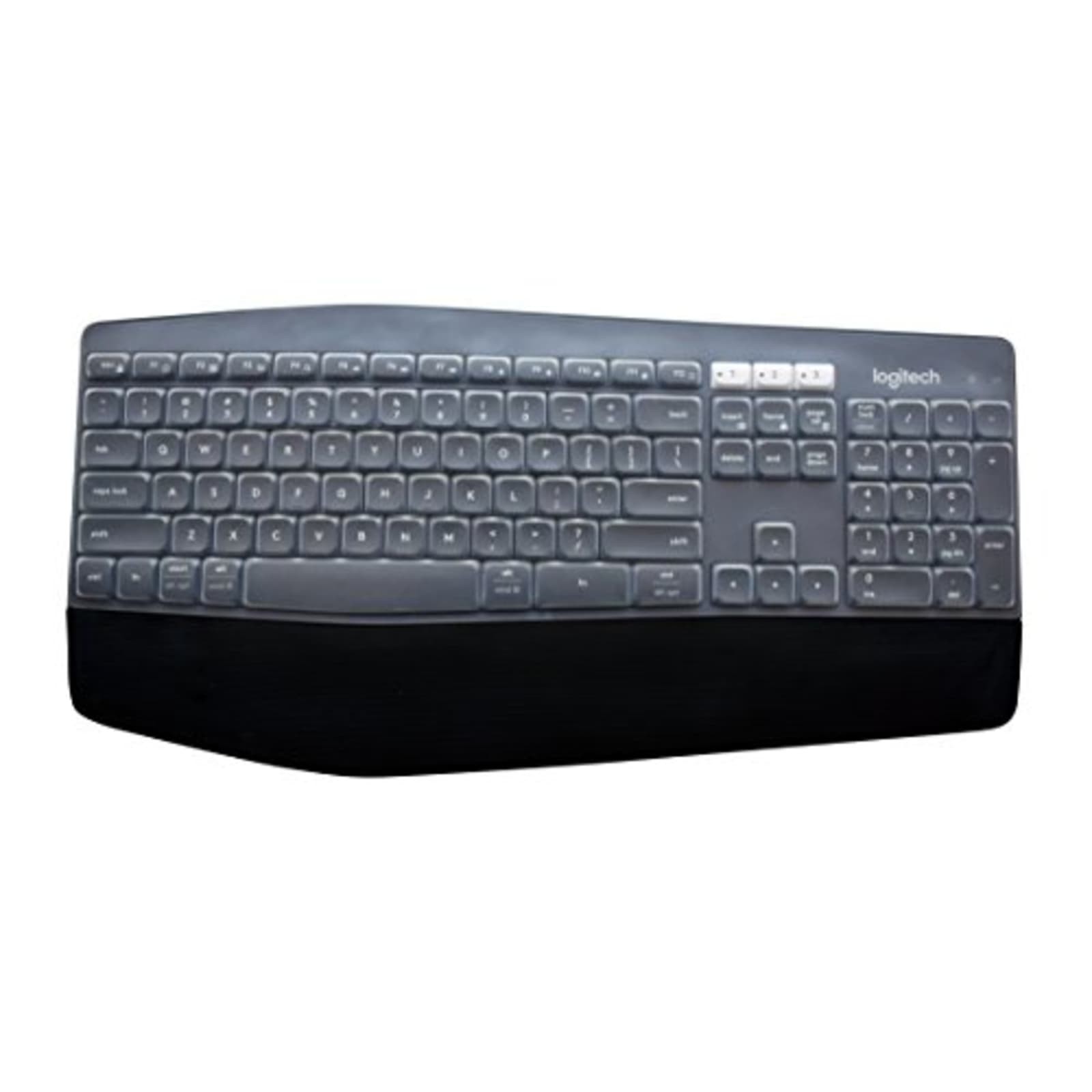 Clear Silicone Keyboard Cover for Logitech MK850 MK825 US Layout Washable