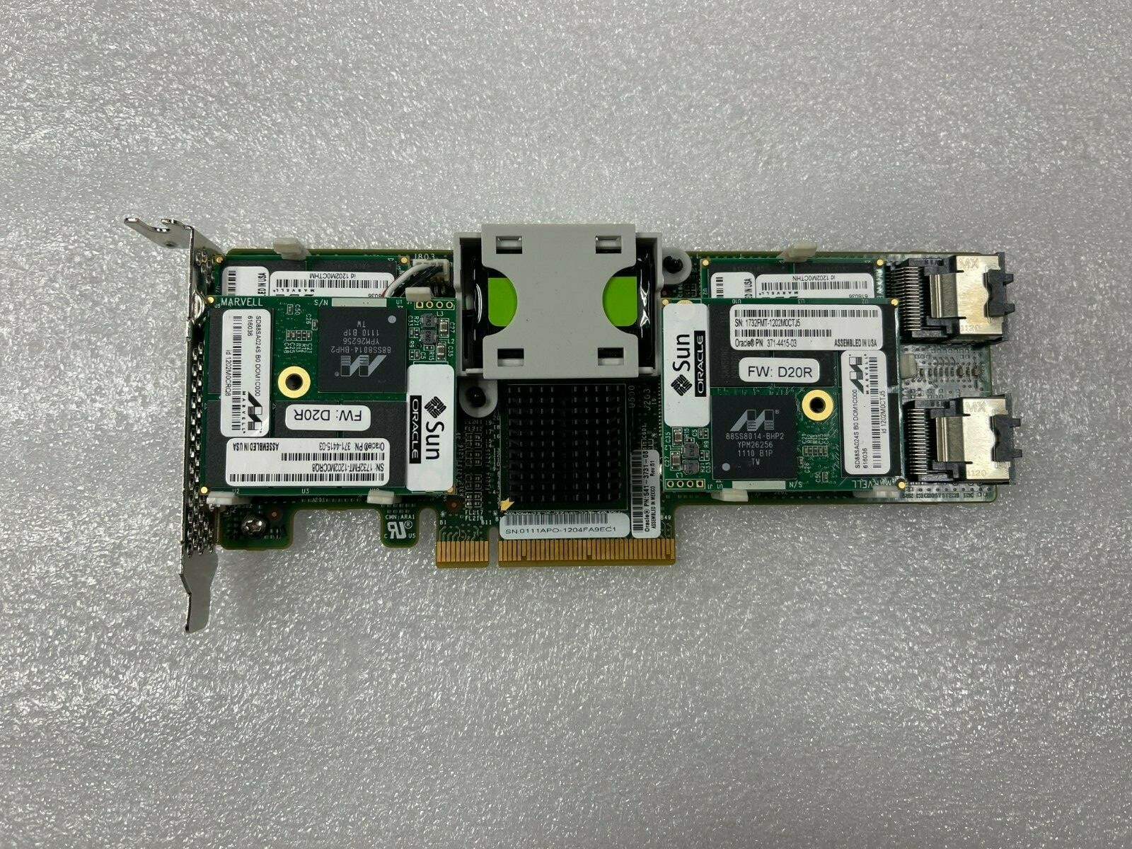 Sun 541-3731-08 PCI-E Flash Accelerator F20 96GB SAS HBA Low Profile