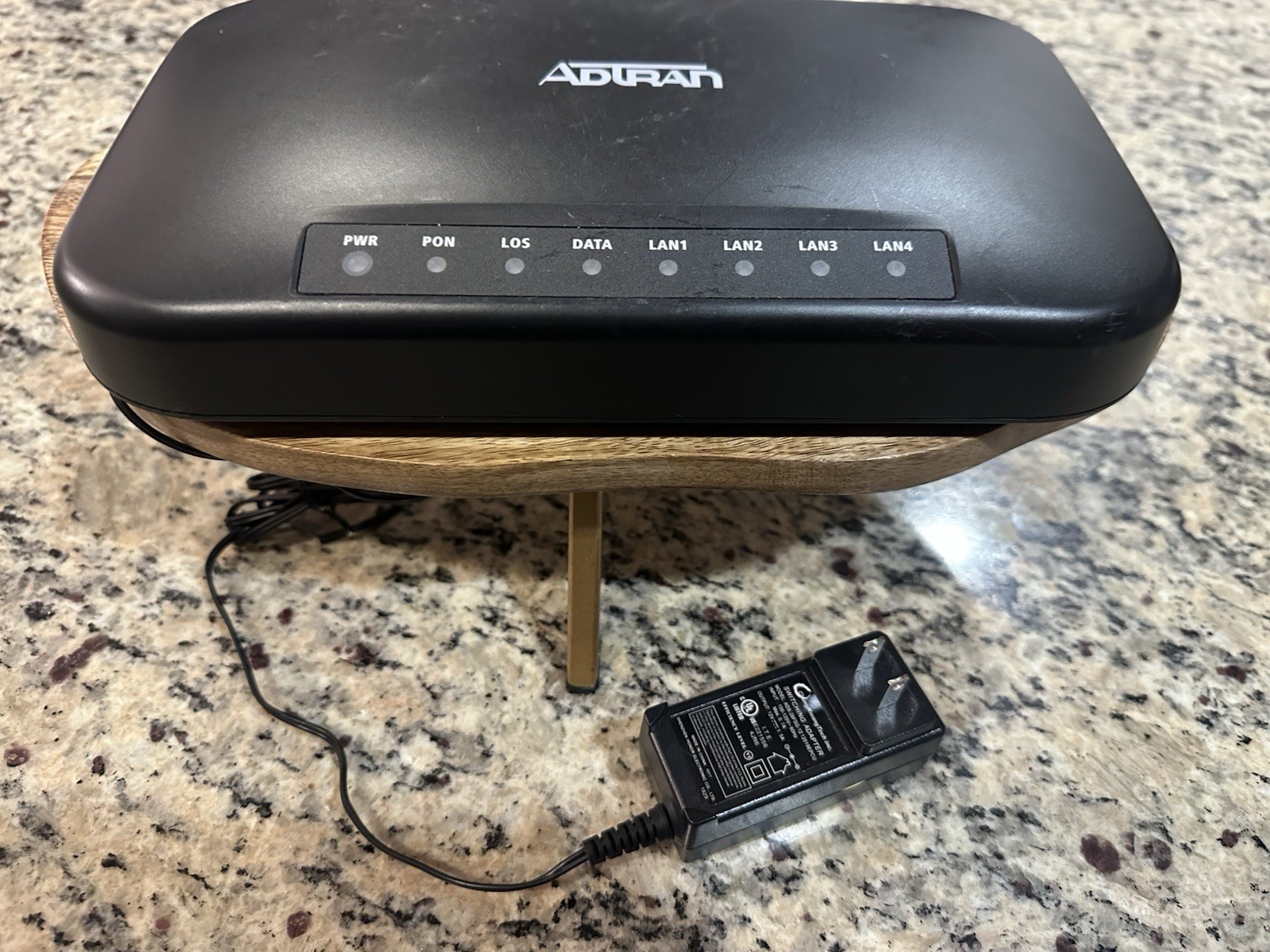 ADTRAN Model #1004 Optical Network Terminal (ONU/ONT) With Power Cable