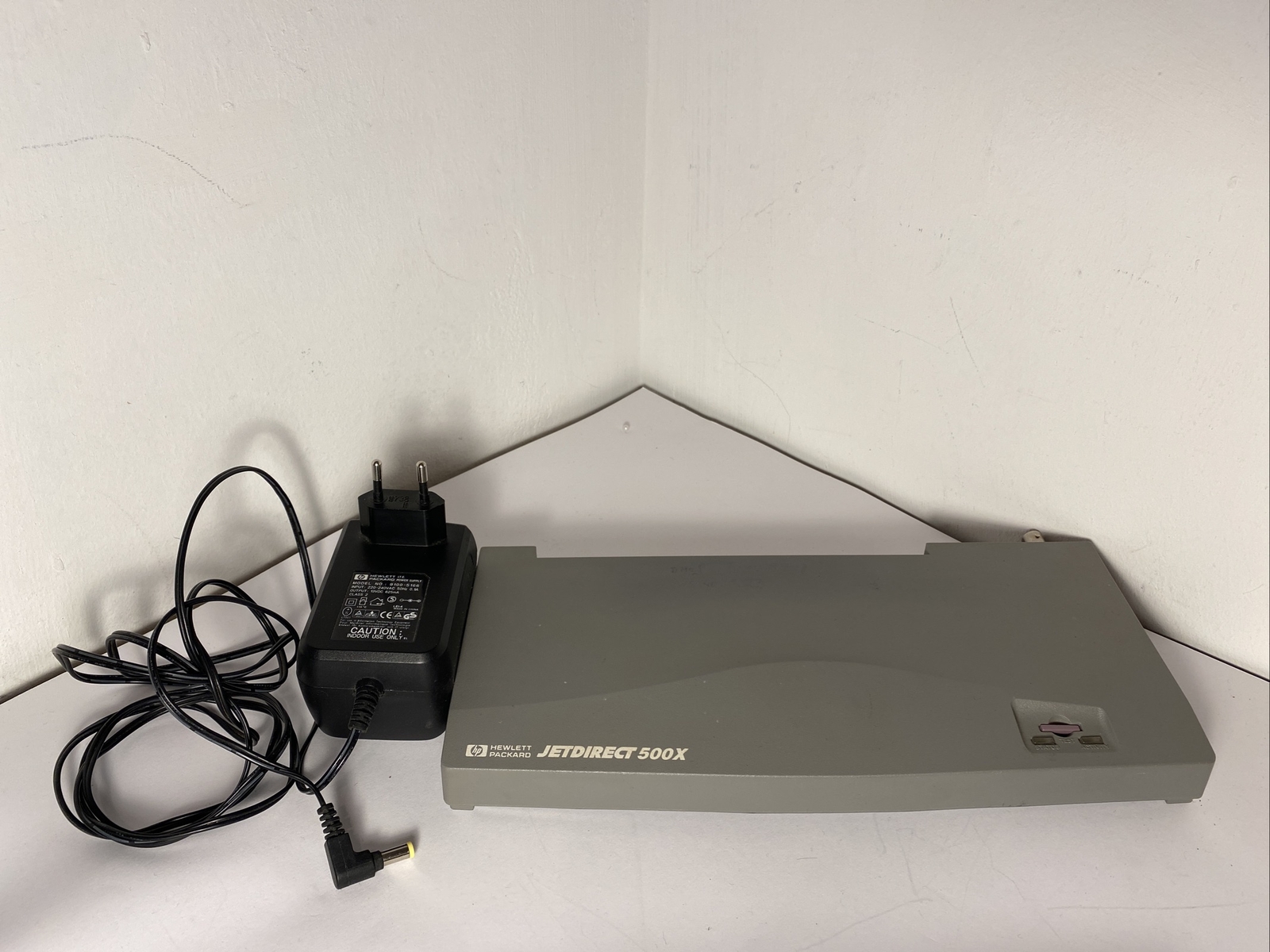HP J3265-61002 JetDirect 500X Print Server 10/100Mbps RJ45 BNC 3p F, w/ Power Supply