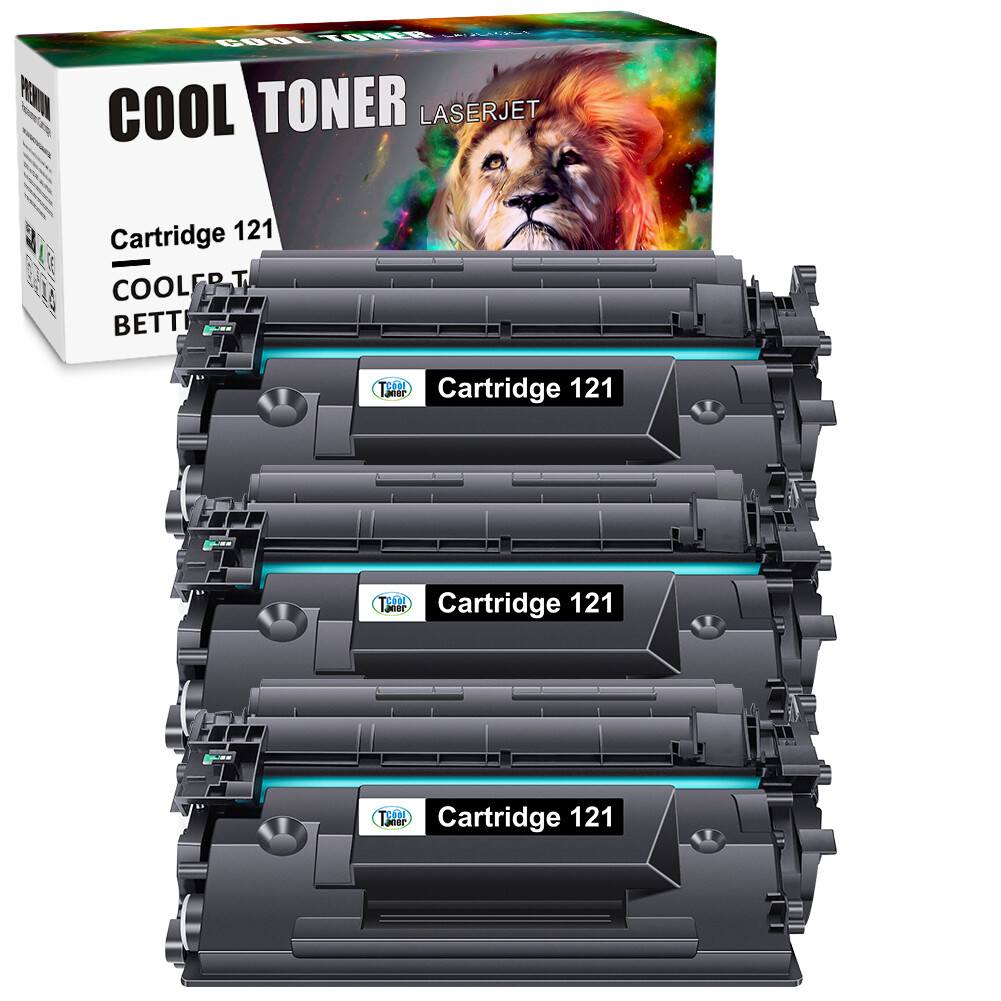 3 PK CRG121 3252C001 Black Toner Compatible for Canon 121 imageCLASS D1620 D1650