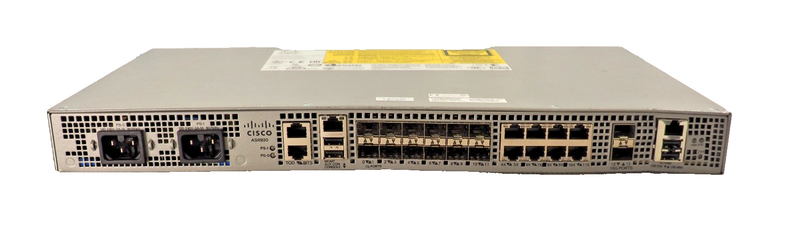 Cisco ASR920 ASR-920-12CZ-A Aggregation Services Router Dual AC