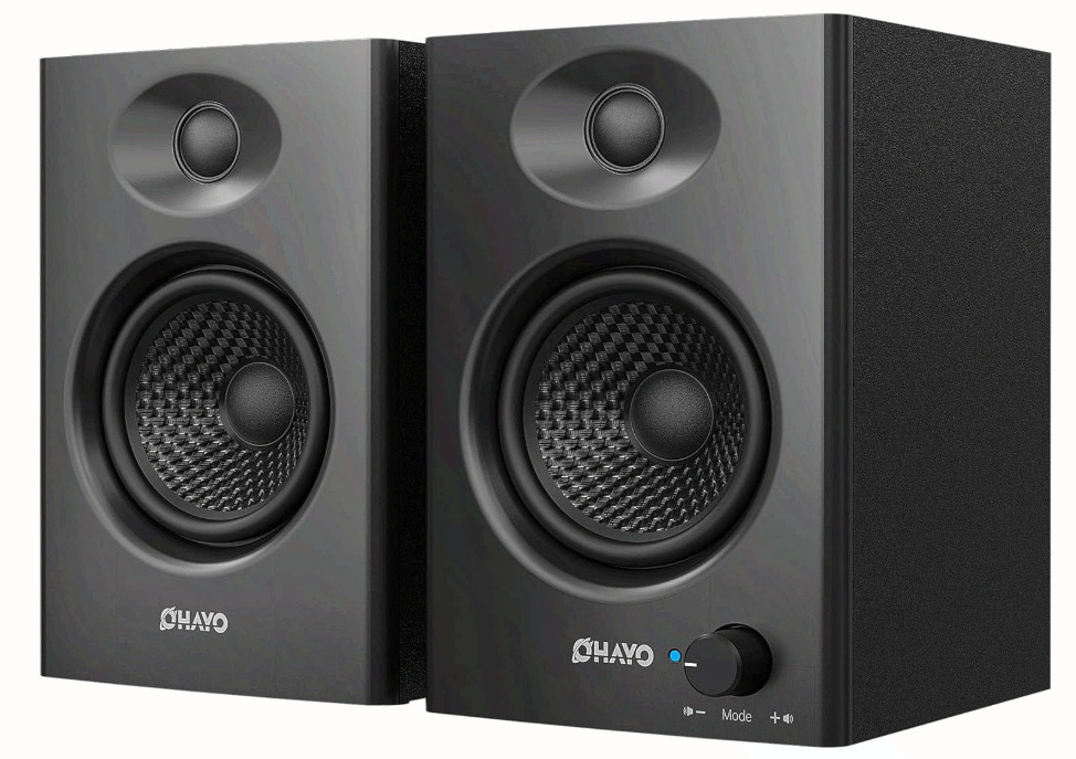 OHAYO 60W Computer Speakers Bluetooth 5.3 Stereo PC 2.0 Black