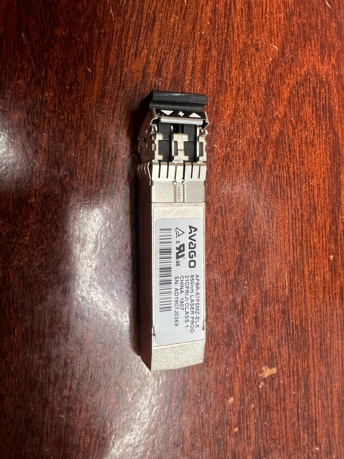 Avago 16Gb FC 850nm SFP+ Optical Transceiver Class 1 - AFBR-57F5MZ-ELX