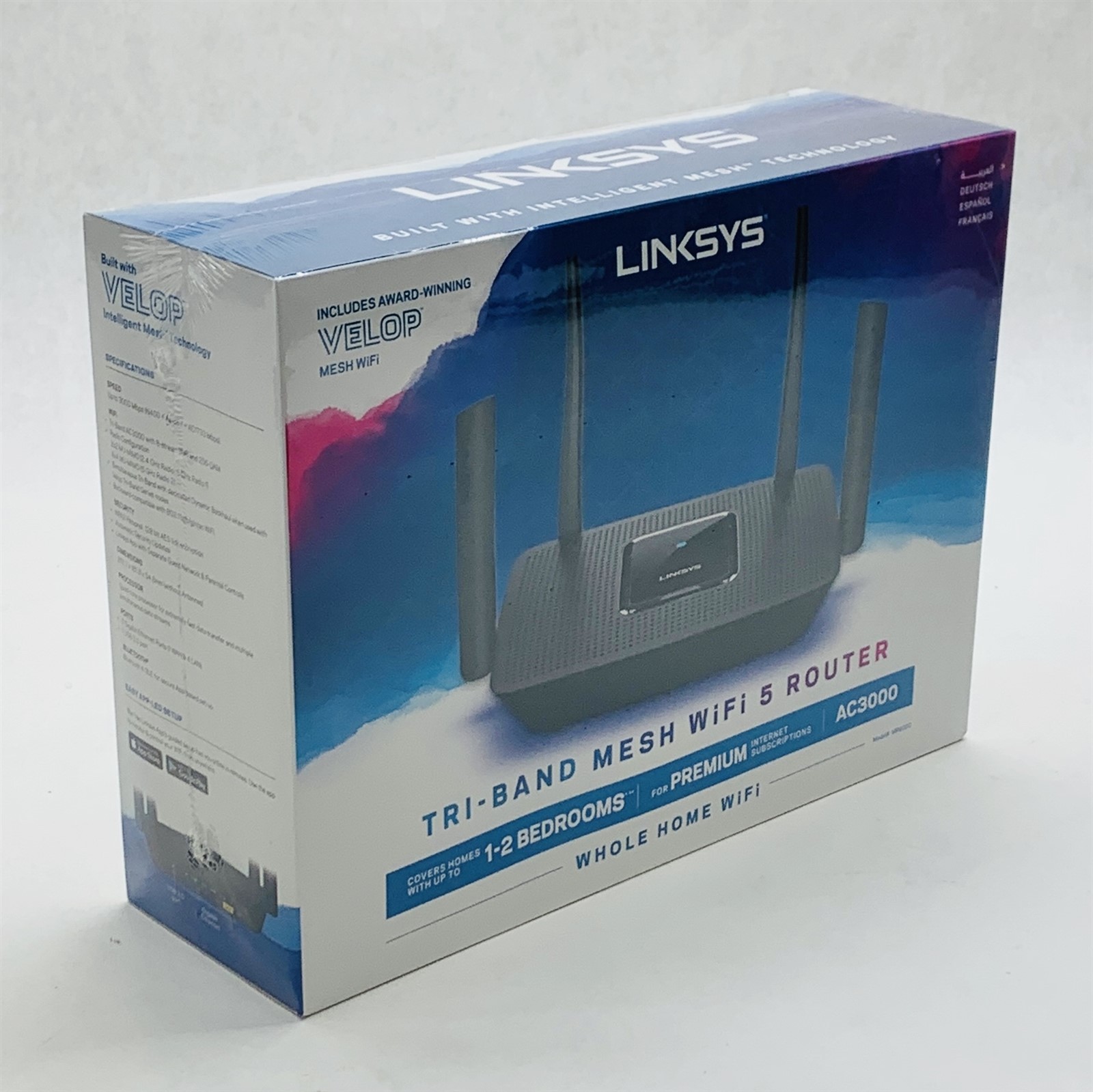 Linksys MR9000-UK Wireless Router Tri-band Mesh AC3000 WiFi 5 (UK Version) New
