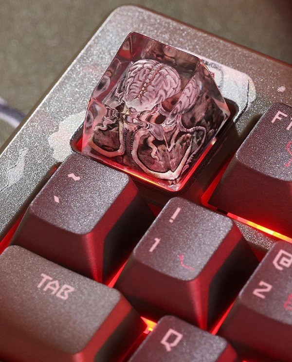 Drop + DOOM: The Dark Ages Cacodemon Demon Resin Key Cap Figure UAC