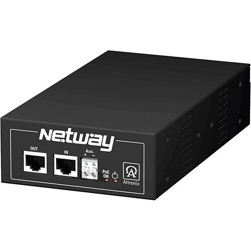 Altronix NetWay1D indoor single port midspan PoE+ injector or 56VDC Aux Output