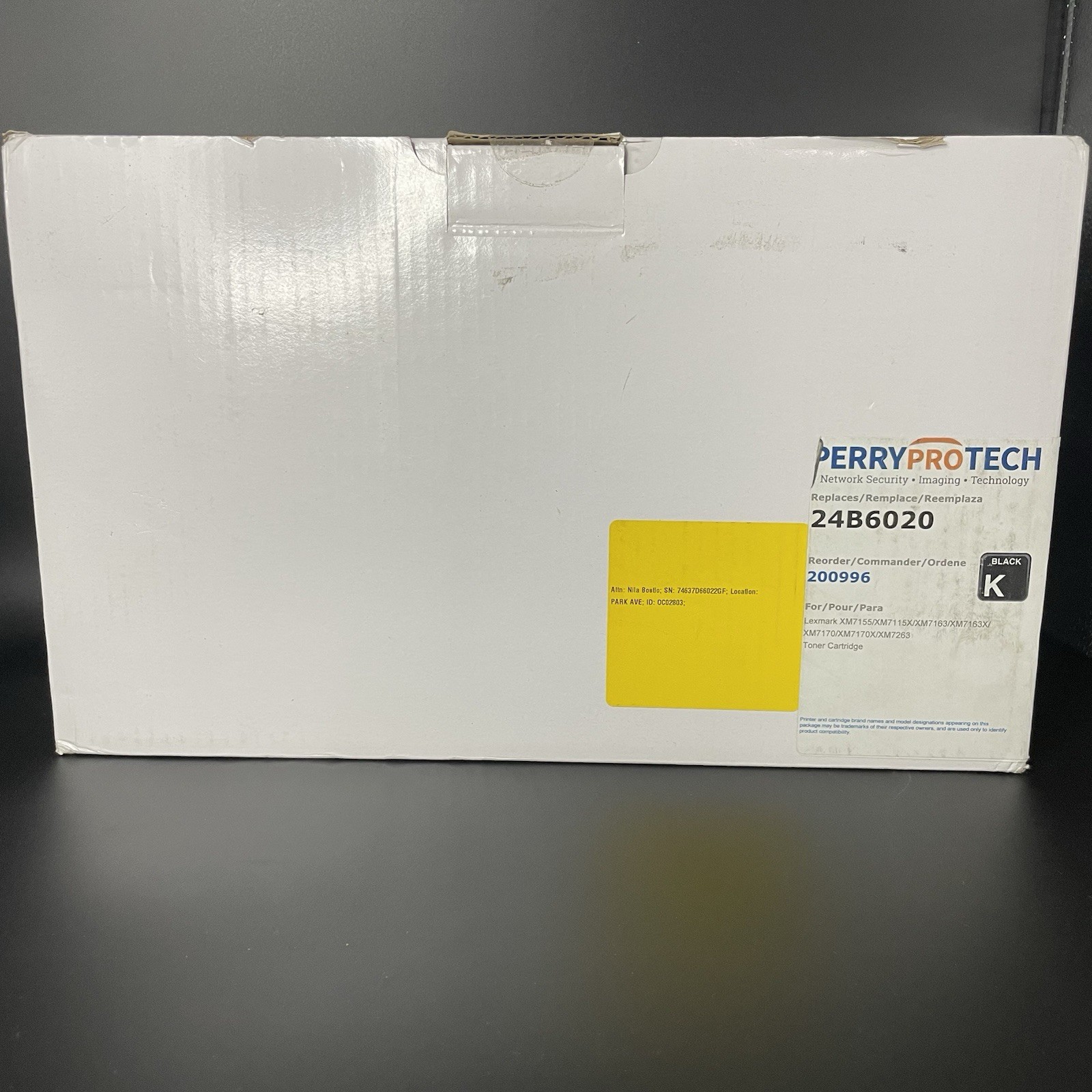 Lexmark 24B6020 Compatible Black Toner Cartridge for XM7155 XM7163 XM7170 New