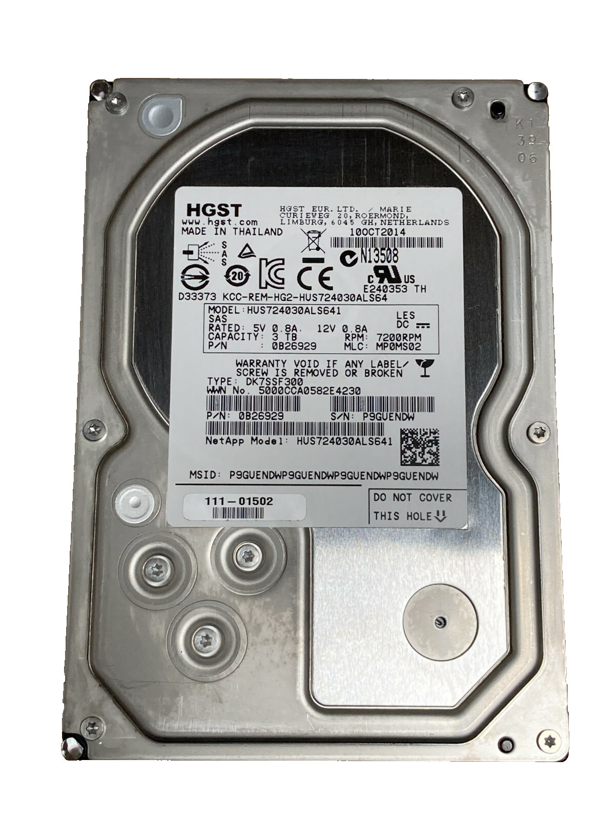 mix HGST ULTRASTAR 3TB 7200RPM SAS 3.5'' HUS724030ALS641 HD HDD Hard Drive