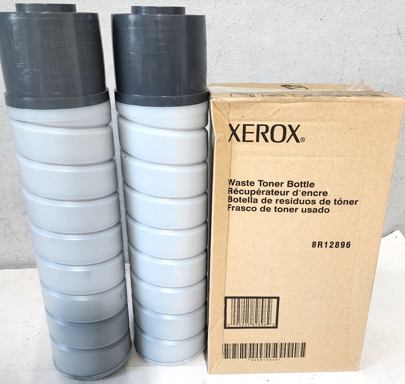 Xerox 006R01146 Black Toner & Waste Container Genuine New Without Box Lot Of 3