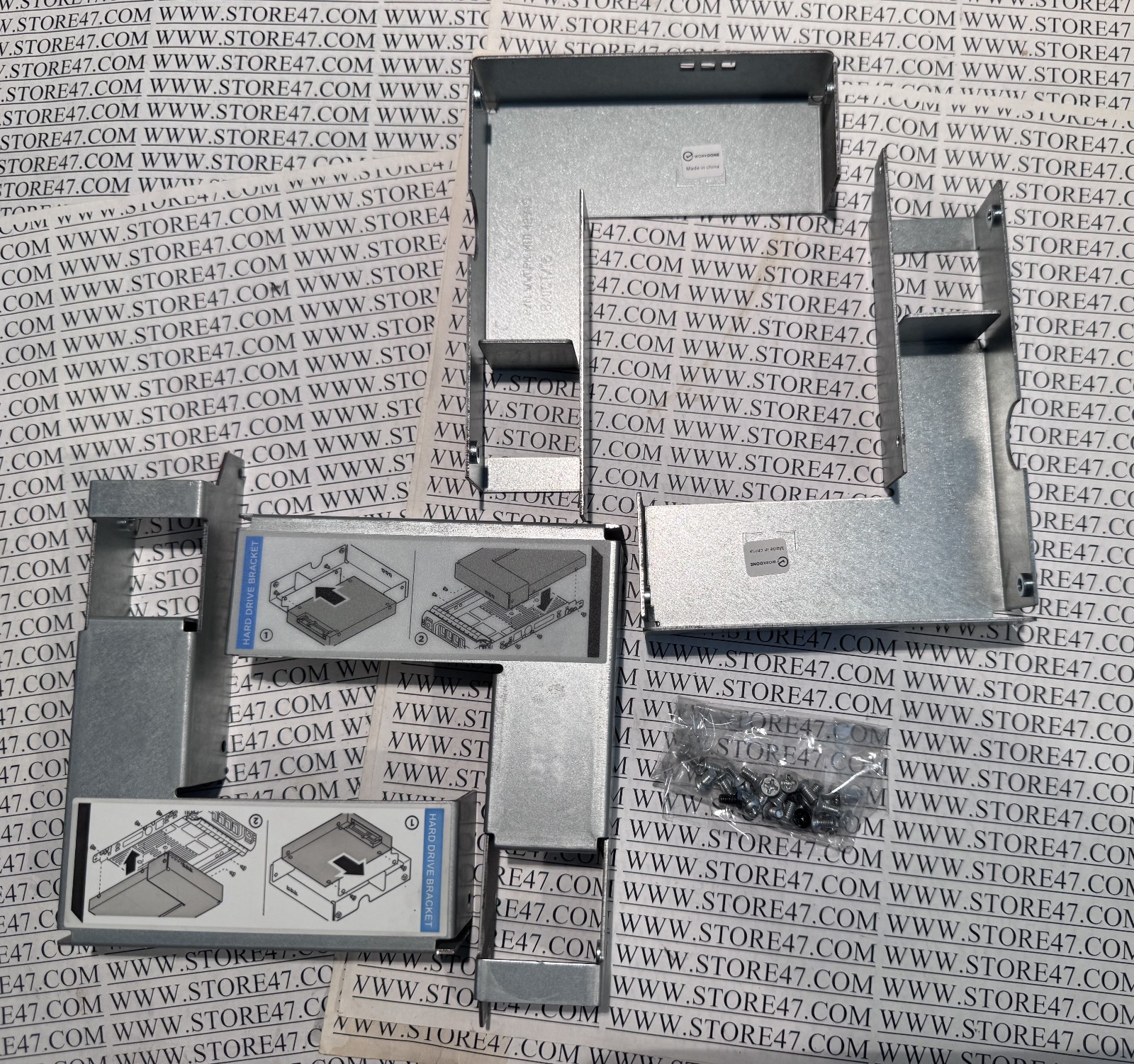 4pc LOT 3.5"-2.5" Dell 9W8C4 Y004G Adapter for F238F 09W8C4 SAS SATA Drve Trays