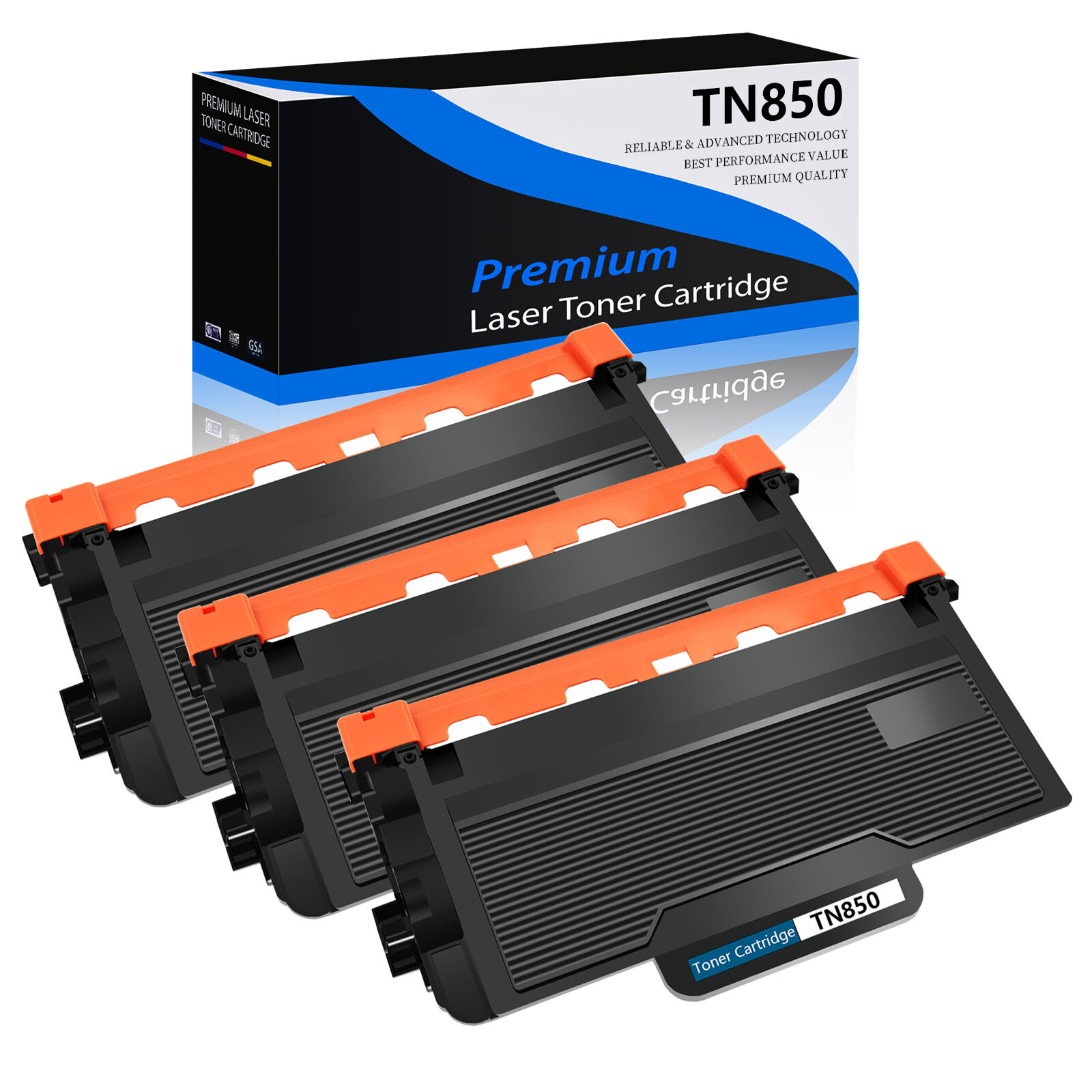 3PK Compatible for Brother TN850 Toner Cartridge MFC-L5700DW MFC-L5800DW L6700DW