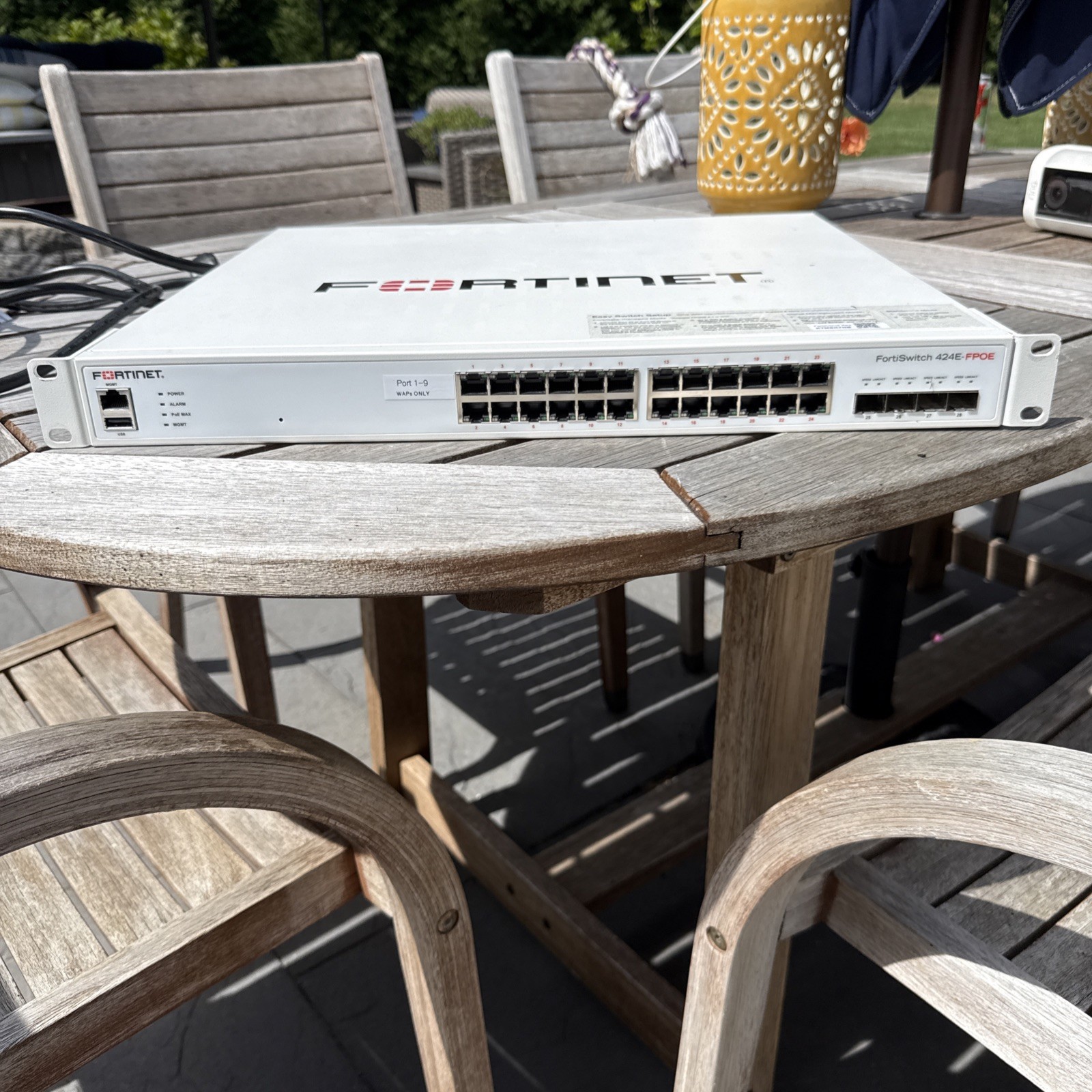 FORTINET Fortiswitch FS-424E-FPOE Layer 3 Switch -  WORKING - -  -